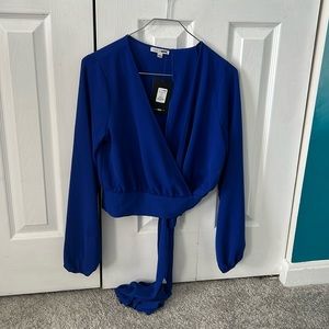 Fashion Nova Wrap Crop Top